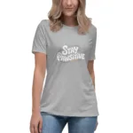 Stay Pawsitive Mom Relaxed T-Shirt | Bella + Canvas 6400 - Image 8