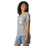 Goat Line Art Mom Relaxed T-Shirt | Bella + Canvas 6400 - Image 16