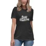 Stay Pawsitive Mom Relaxed T-Shirt | Bella + Canvas 6400 - Image 3