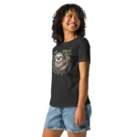 Cute Smiling Sloth Mom T-Shirt | Bella + Canvas 6400 - Image 7