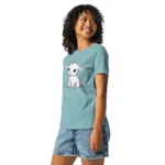 Goat Line Art Mom Relaxed T-Shirt | Bella + Canvas 6400 - Image 14