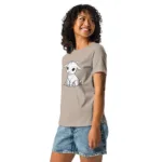 Goat Line Art Mom Relaxed T-Shirt | Bella + Canvas 6400 - Image 18
